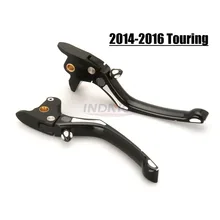 Черный тормозной рычаг регулятор сцепления Рычаг для- улица glide FLHT FLHX FLTR тормозной рычаг сцепления 14-16 harley touring