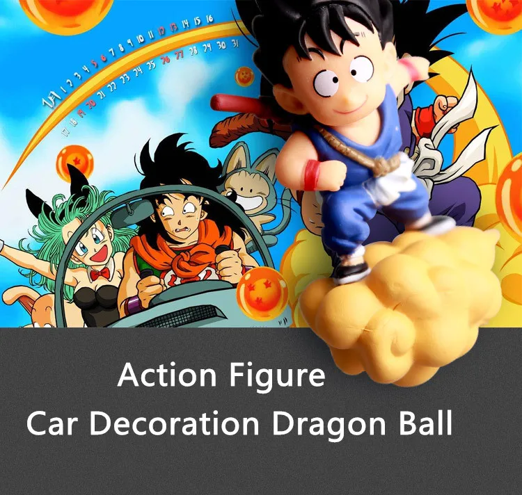 Dragon Ball японского Аниме Сон Гоку криллин кукла для украшения автомобиля экшн Аниме фигурки коллекции Подарки Игрушка Тао Пай с креплением