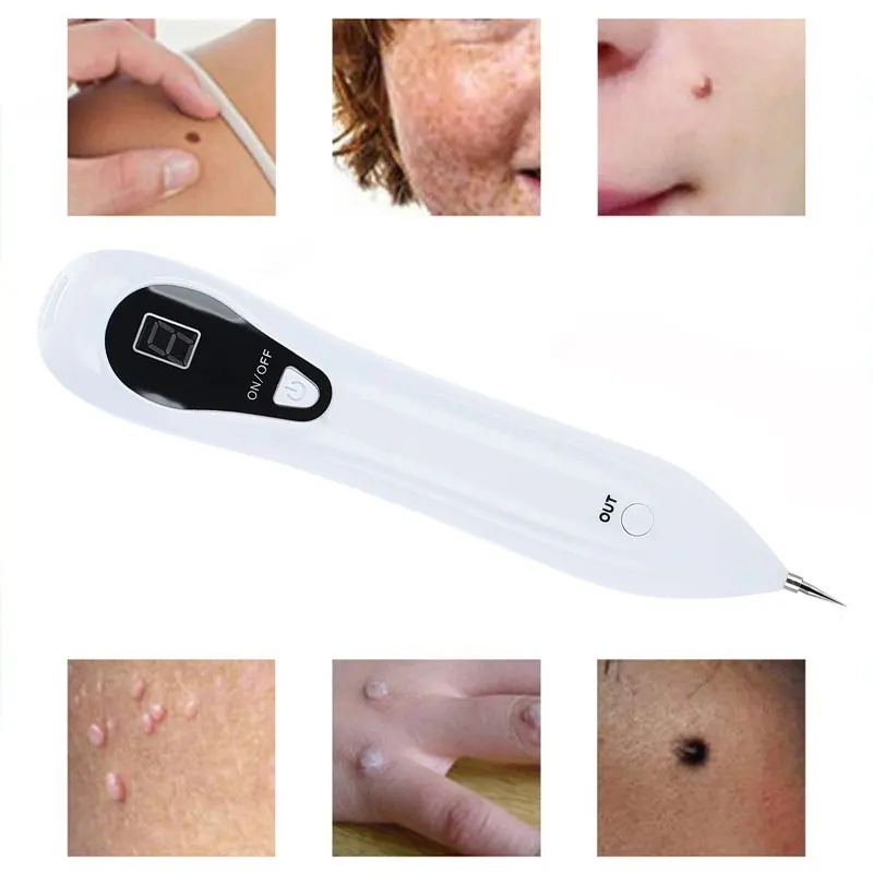 

LCD Laser Freckle Removal USB Skin Mole Removal Dark Spot Remover for Face Wart Tag Tattoo Removal Pen Salon Beauty Machine