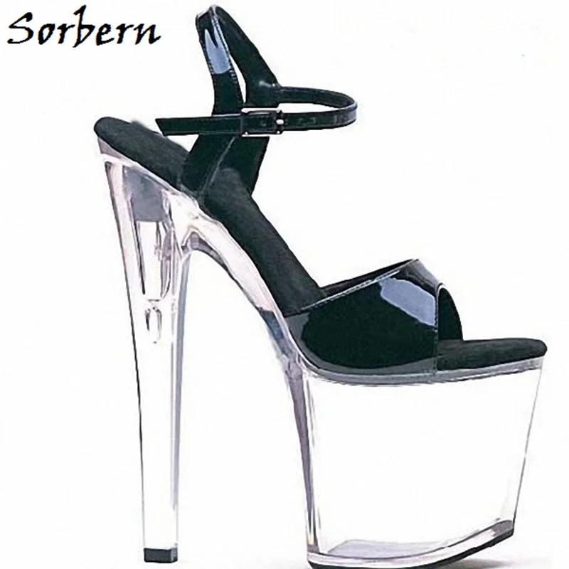 designer perspex heels