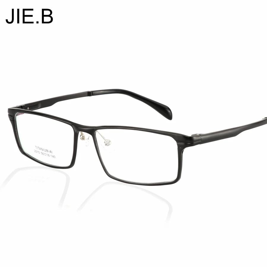 

JIE.B Fashion moldura Glasses men women aluminum+Titanium Eyeglasses Optical glasses frame myopia prescription Eye glasses Frame