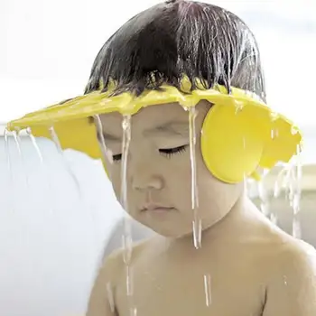 

Adjustable Baby Kid Toddlers Hair Wash Hat Shampoo Bath Bathing Shower Shield Guard Baby Shield Ear Protection Cap boy