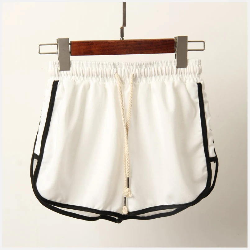 Для женщин; Большие размеры шорты XXXL летняя юбка из эластичного материала с Высокая Талия шорты женский черный, белый цвет свободные пляжные пикантные короткие Штаны