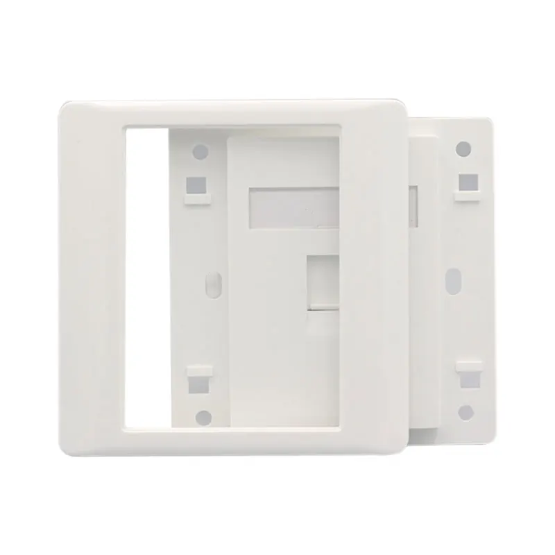 86 Тип компьютерная розетка панель RJ45 розетка настенная пластина розетка 1 порт кабель для сетевого подключения электрическая розетка Keystone Лицевая панель