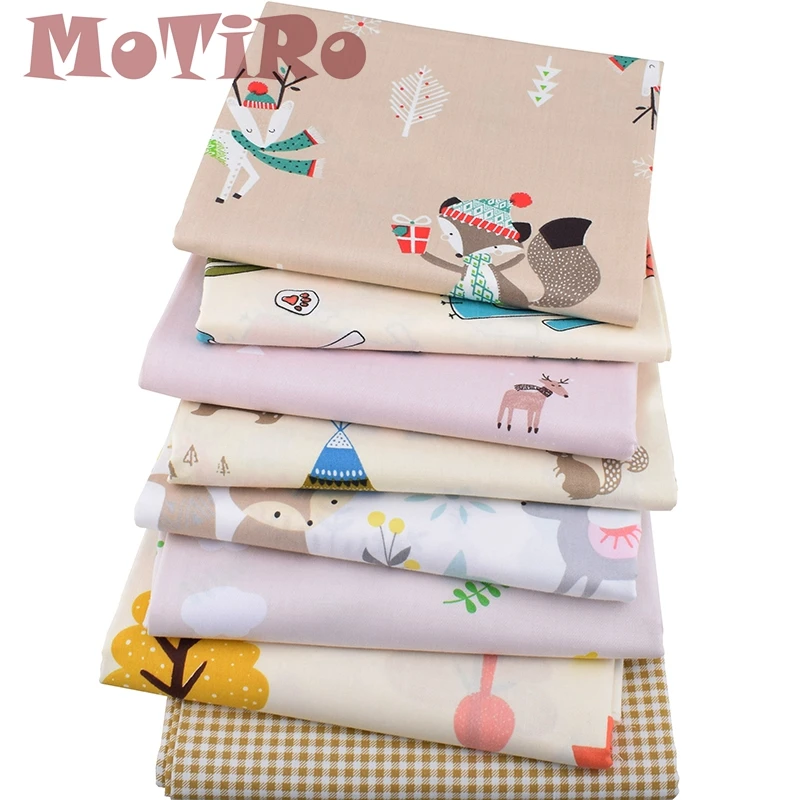 

MoTiRo,Meter,Printed Twill Cotton Fabric For DIY Quilting&Sewing Children's Sheet Pillow,Dreamland Cartoon Series,100cmx160cm