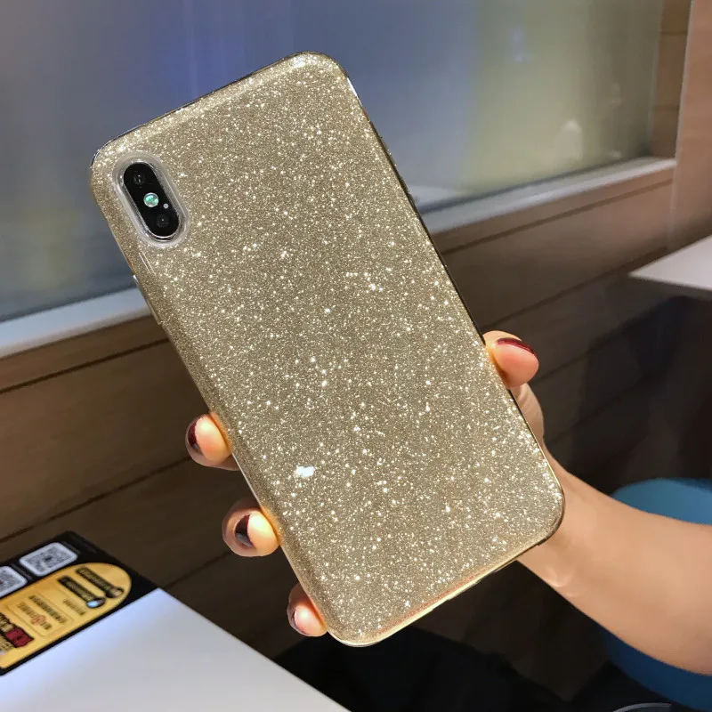 Роскошный блестящий Блестящий Мягкий чехол со звездами для iphone Xs Max, Силиконовый противоударный чехол для iphone XR 11 Pro Max, чехол для девочек