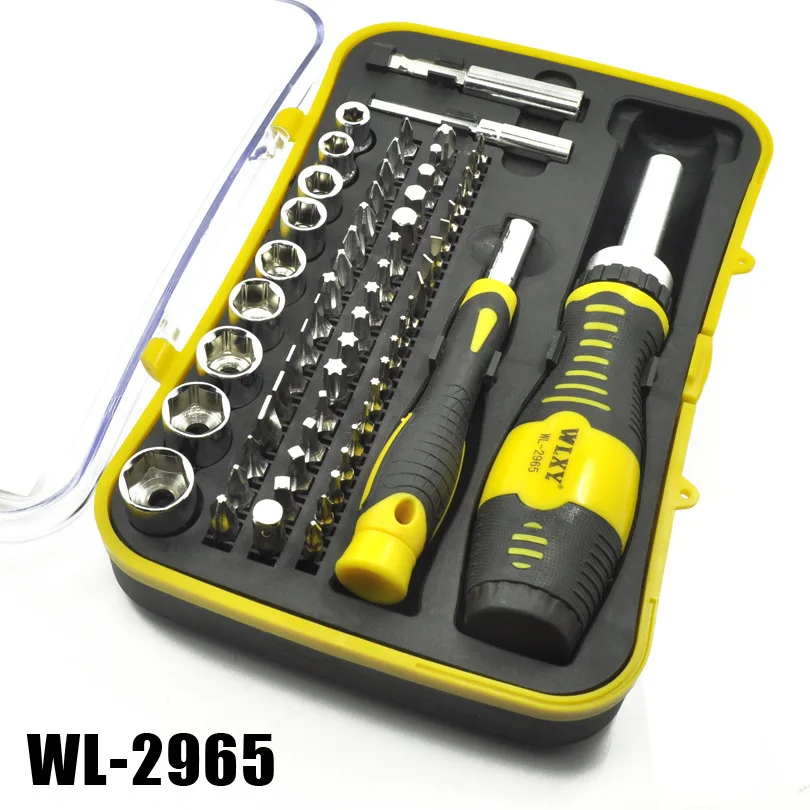 2016 New Hand Tools 45 in 1 Multi function Notebook Screwdriver Sockets