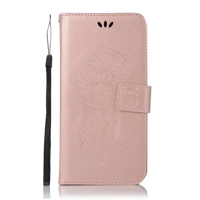 Roes gold case Huawei Коврики 10 Pro Чехол 3D Сова Бумажник кожаный флип чехол для принципиально huawei Коврики 10 Lite случае Coque huawei коврики 10 Коврики 10 случаях - Цвет: Roes gold case