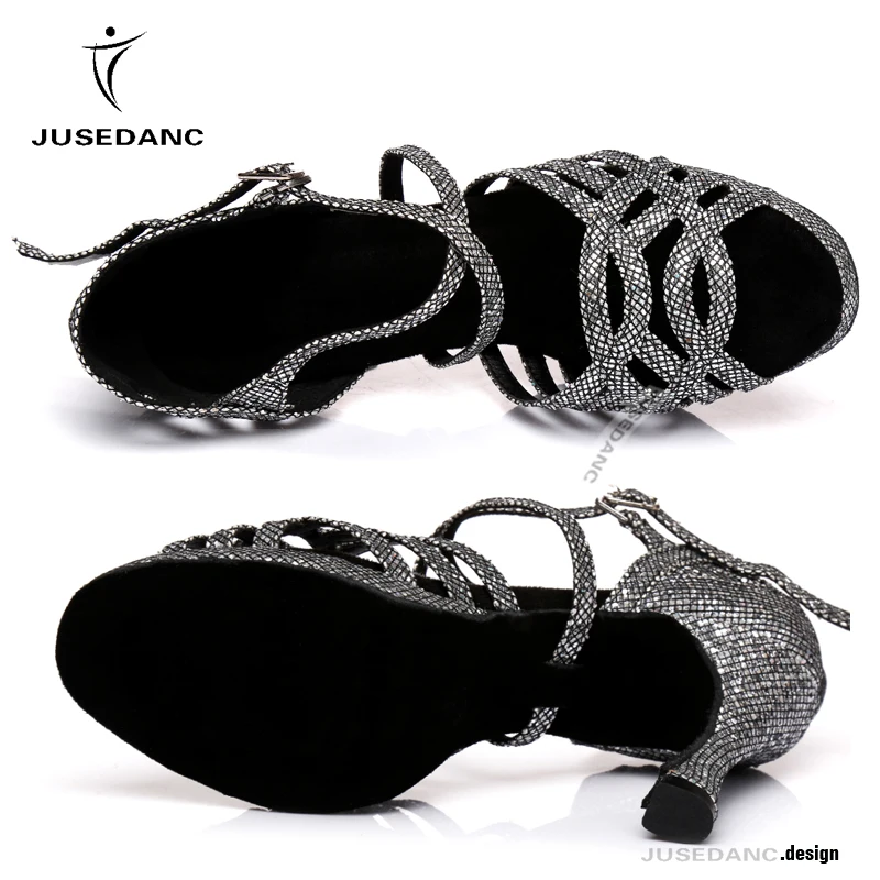 Jazz  Sneakers Dance Sandals High Heels Dancing Shoes Latin Women Tango Shoes With Platform Comfortable and Soft JuseDanc 3
