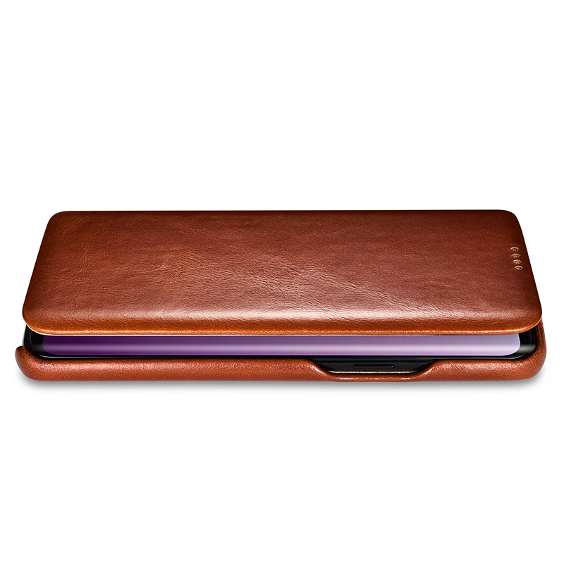 Original ICARER Genuine Leather Flip Case For Samsung Galaxy S9/ S9 Plus Cover Full Edge Closed Original Cell Phone Cases Fundas