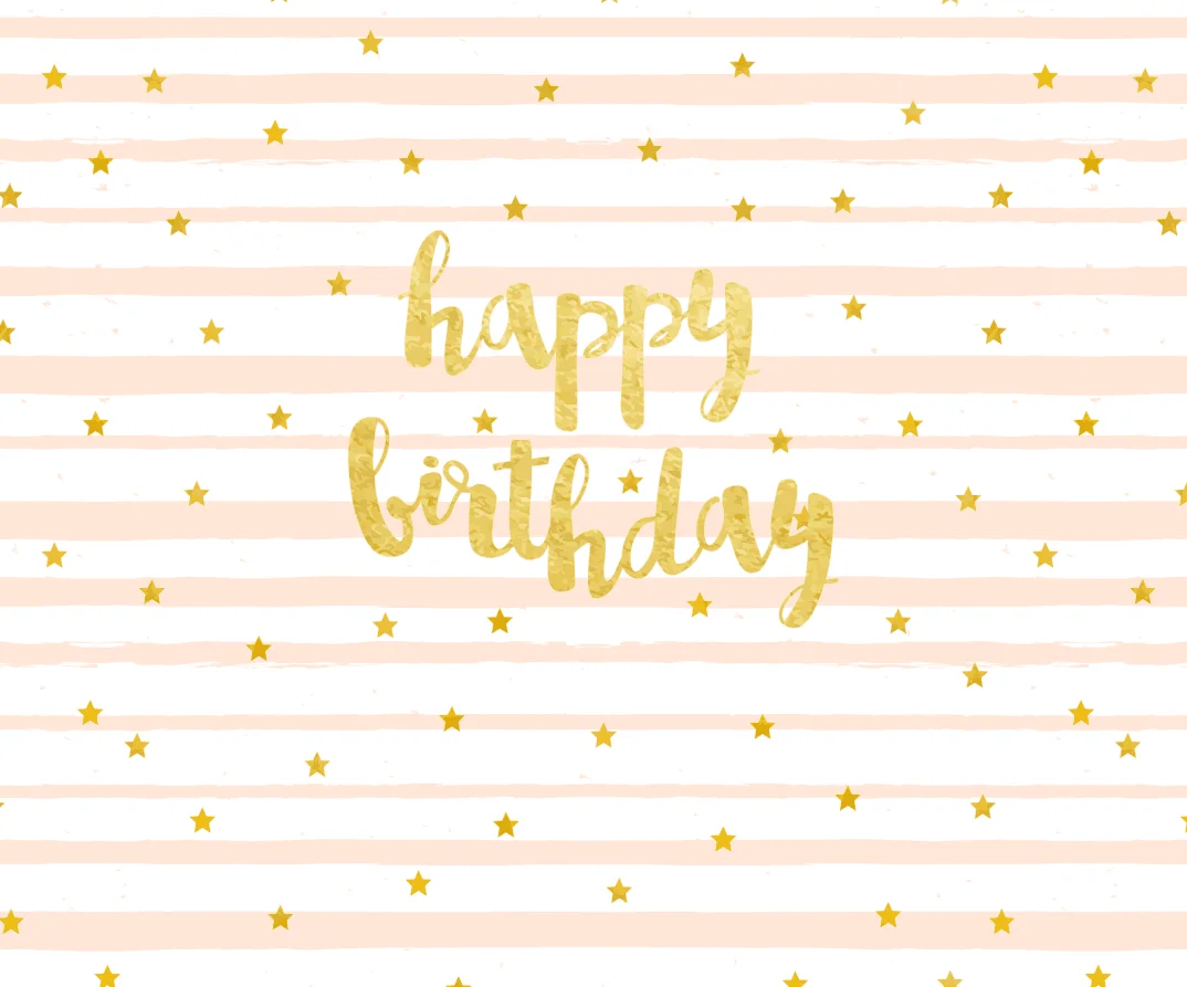 Birthday Party backdrop baby shower pink stripes twinkle star dessert table decoration baby child photo background digital W-305