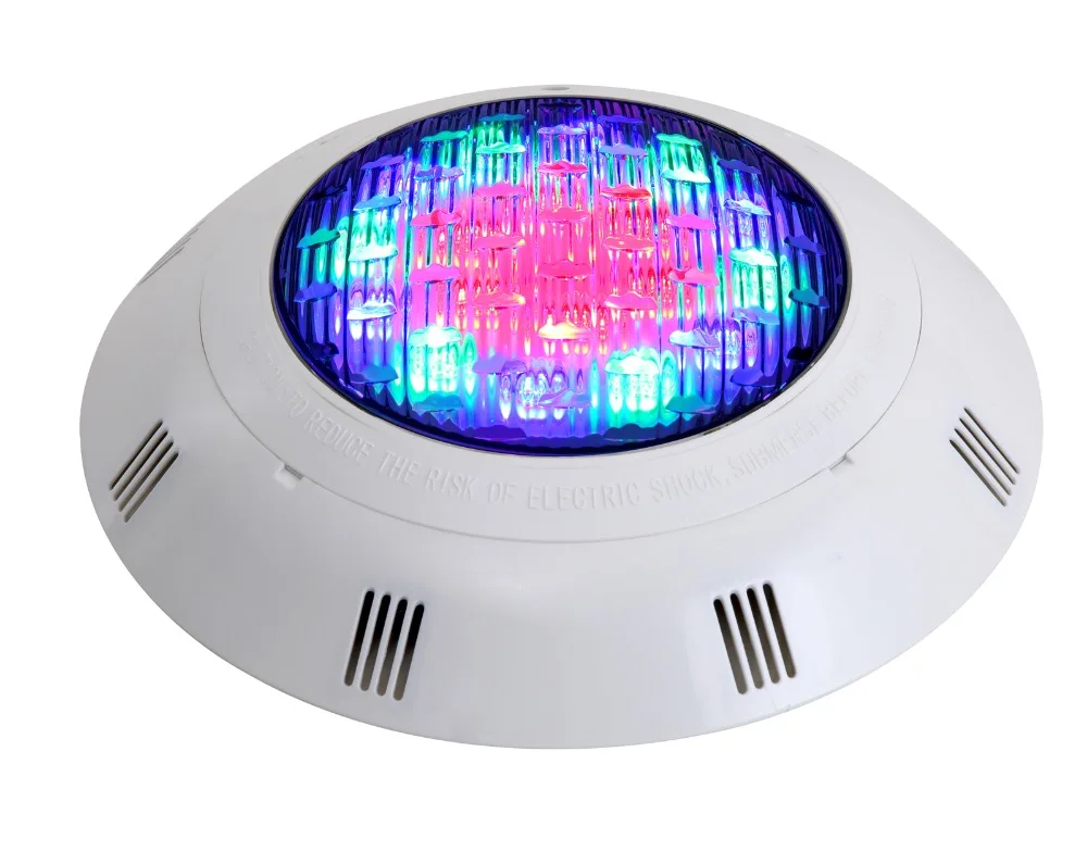 High quality Wall mounted led pool light 54W 18pcs*3W RGB underwater LED swimming pool light ...