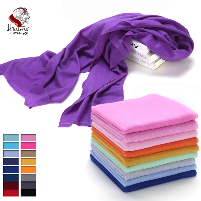 

Nepalese Pure Cashmere brand design Shawl Scarf wrap Solid Color thick & soft warm for Winter quality guaranteed for men women