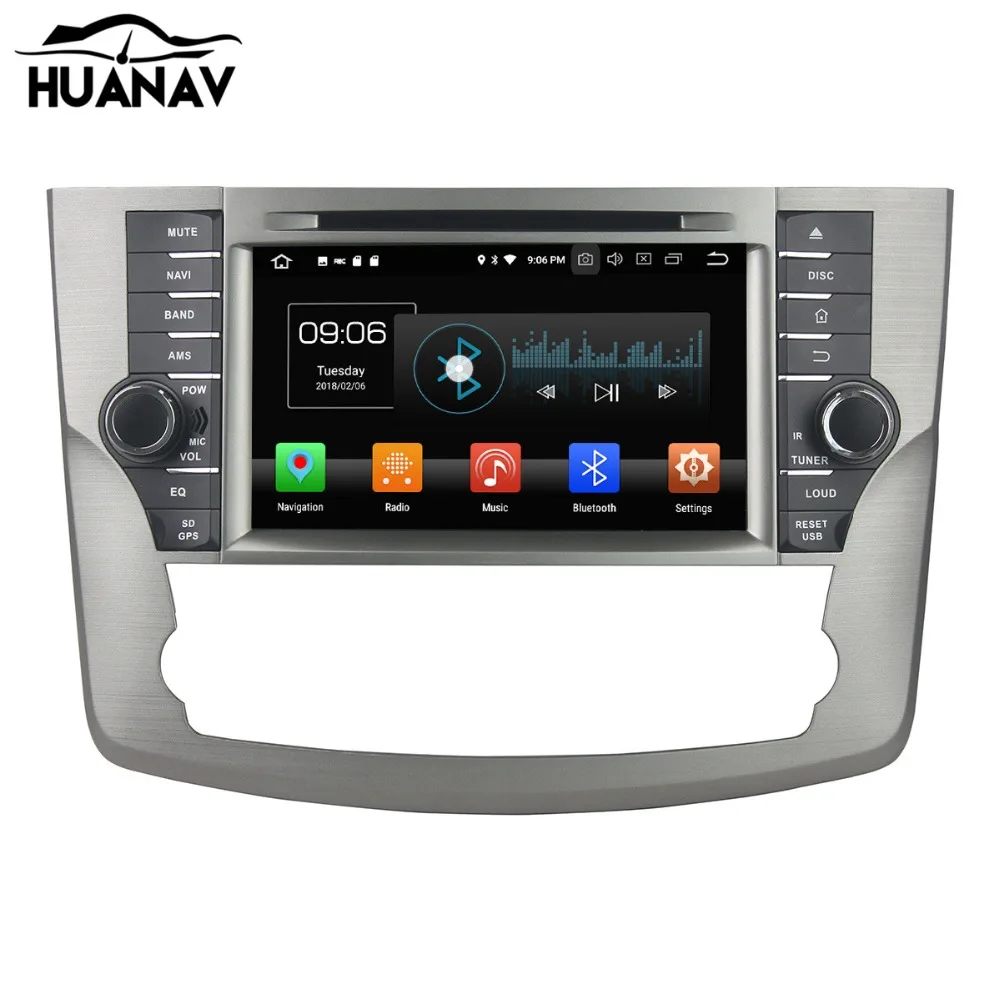 Cheap HUANVA Android 8.0 Car DVD Player GPS navigation For Toyota Avalon 2011 2012 multimedia player tape recorder 8-Core navi Audio 1