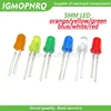 100pcs 5mm LED Diode 5mm round head fog red/yellow/white/green/blue/orange light-emitting diodes IGMOPNRQ ► Photo 1/6