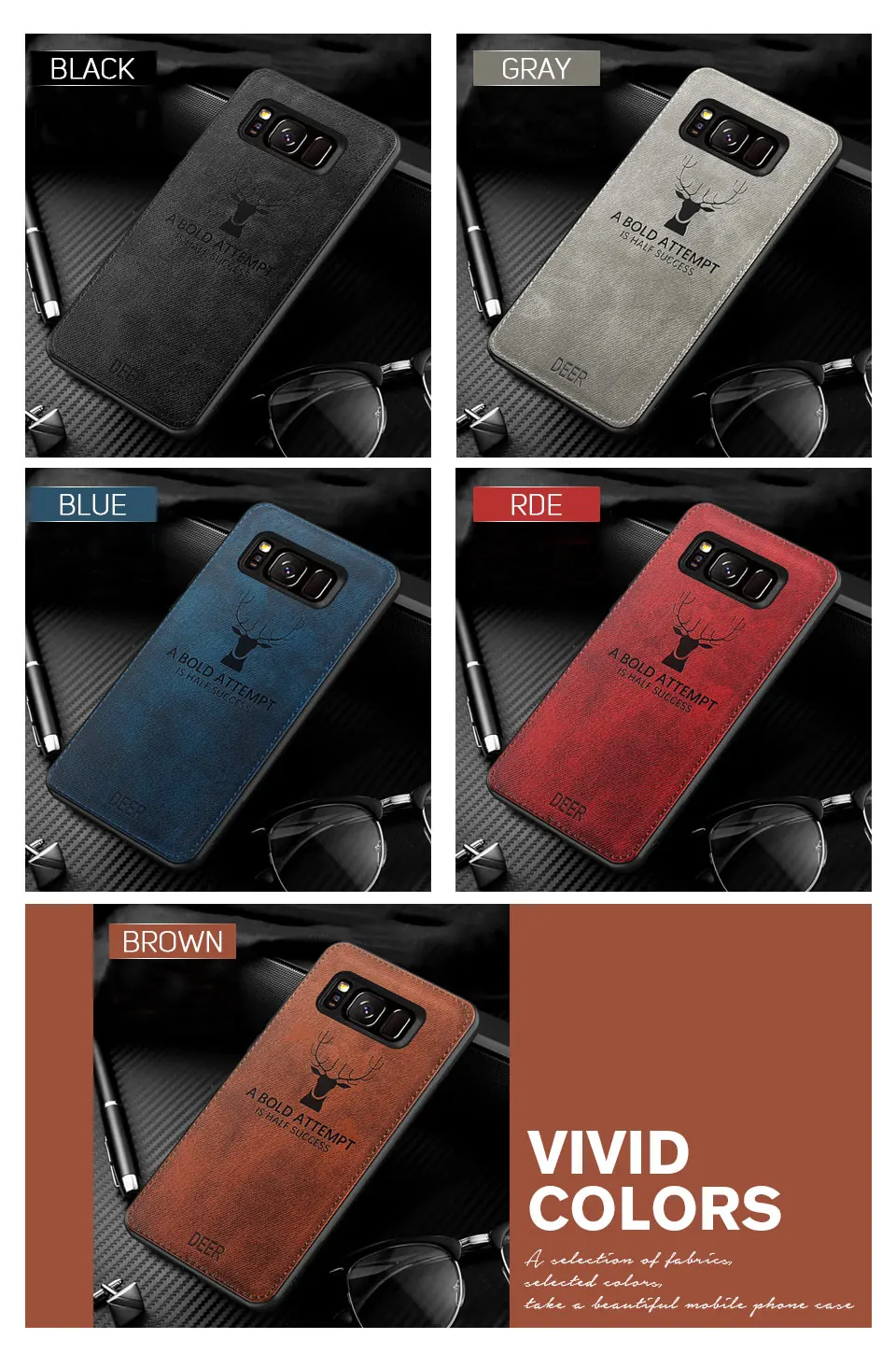 Cloth Deer Cover for samsung j6 2018