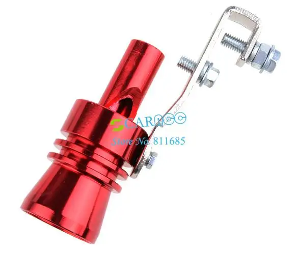 Red Size XL Car Exhaust System Parts Turbo Sound Whistle