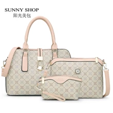 SOLEADO SHOP3 Bolsa/Set Nueva Madre Del Bolso Diseñador de la Marca Mujeres Bolsa de Carta de Rayas de Moda Femal Bolsas de Regalo Bolsas de Hombro para La Madre