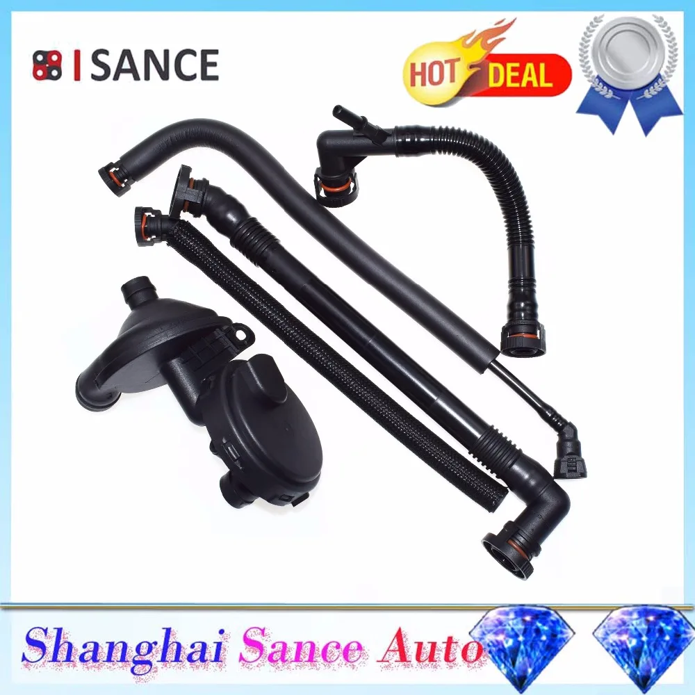 

ISANCE PCV Oil Separator Breather Hose Crankcase Vent Valve 11157532649 11617504536 For BMW E46 323 325 328 330 525 528 X3 Z3 Z4