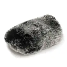 16 см x 8 см искусственная короткая Мех животных микрофон ветровое стекло Ветер Обложка мягкая муфта для Rode видео Mic pro Шум снижение