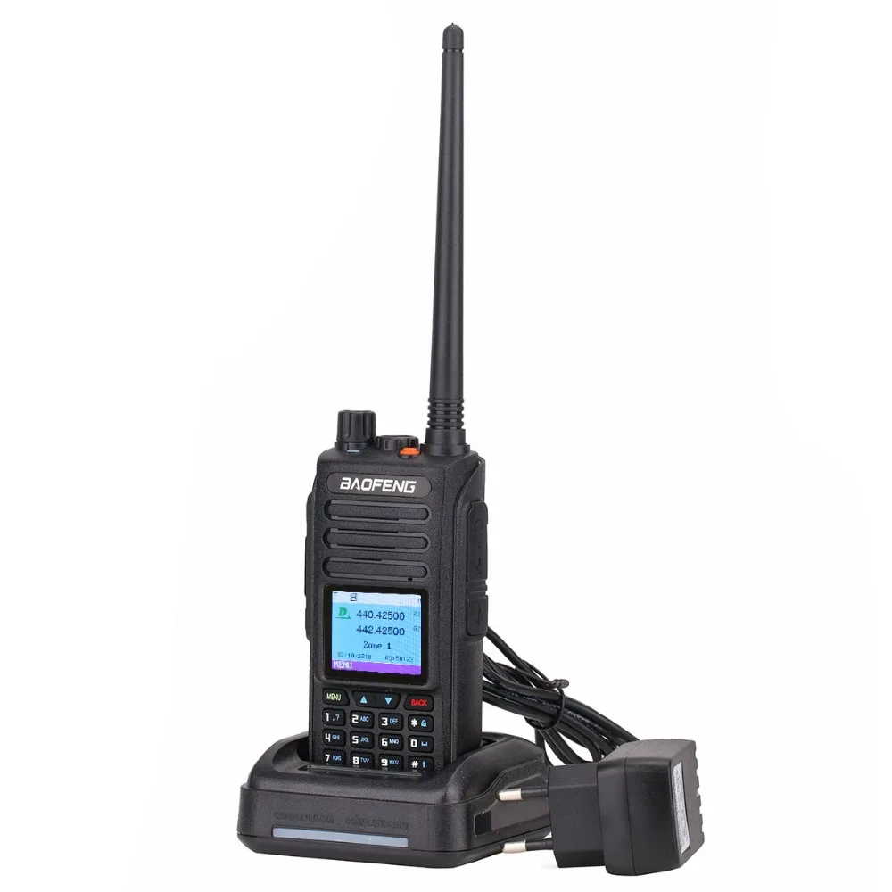 Baofeng DM-1702(gps) рация DMR Dual Time Slot Tier 1& 2 Цифровой/аналоговый УКВ двухдиапазонный 136-174 и 400-470 МГц радио