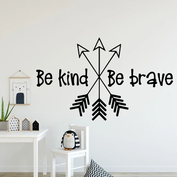 

Creative Be Kind Sticker Waterproof Vinyl Wallpaper Home Decor For Kids Rooms Home Decor Wall Art Sticker Murals