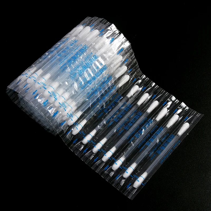 1 упаковка/50 шт одноразовые медицинские спиртовые палочки, дезинфицированные ватные палочки, набор инструментов для ухода за раной для IQOS