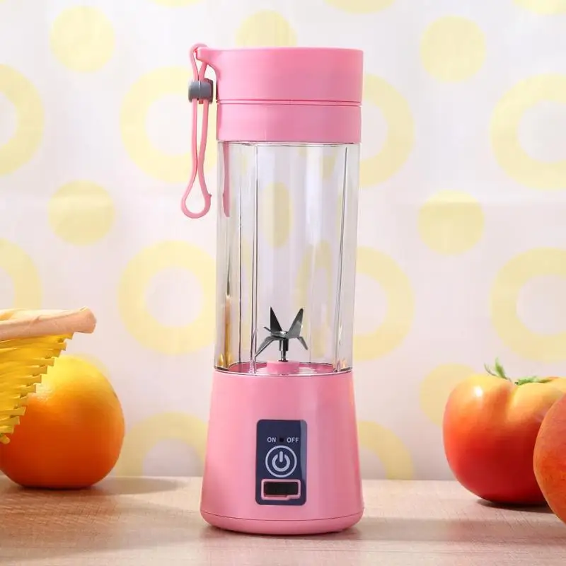 380ml Handhels Juicer Bottle USB Mini Juicer Cup Extractor Electric Fruit Juicer Lemon Squeezer