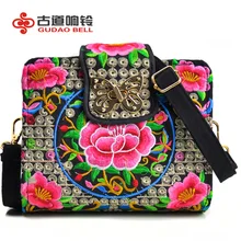 Женские сумки через плечо вышивка Холщовая Сумка женская Диагональная Сумка через плечо Маленькая квадратная сумка производители оптом