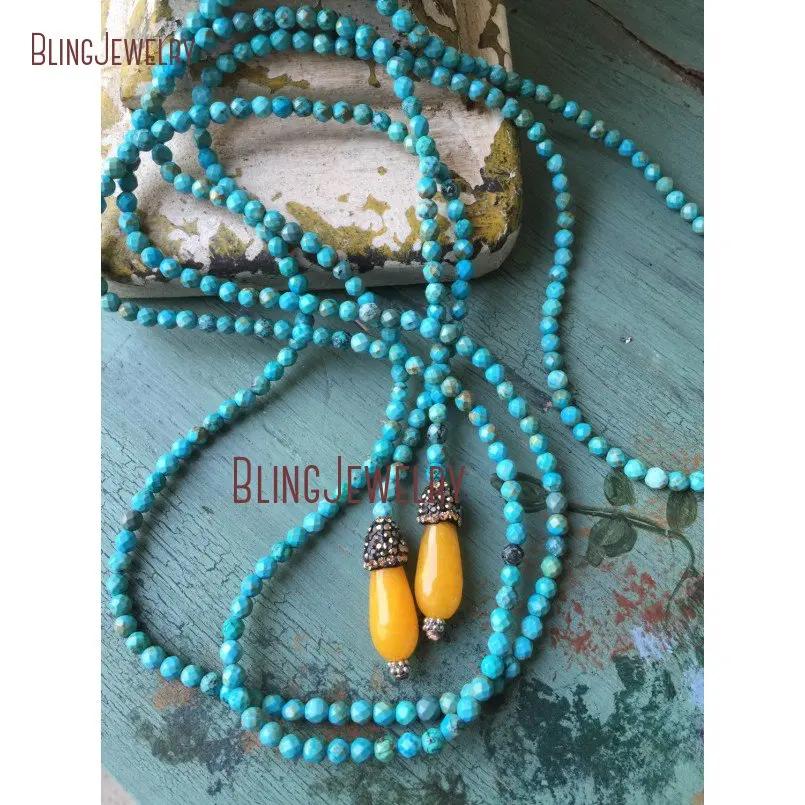 Boho Chic узел длинное ожерелье из бисера Лариат NM15518 | Украшения и аксессуары