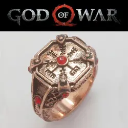 God of War 4 кольцо косплей реквизит Кратос Бог масоны символ Храм Неба кольцо Женщины Мужчины подарки