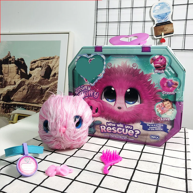 

who are you Surprise Cat Pet Bathing Cat and Dog Toy Stuffed Animals Plush Doll Baby Shower Toys Children Gift Bathing Water Toy