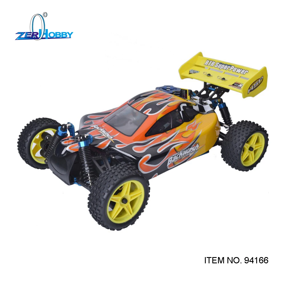 HOT SALE HSP BACKWASH Rc Car 1 10 Scale Nitro Gas Power 4wd 2 Speed Off