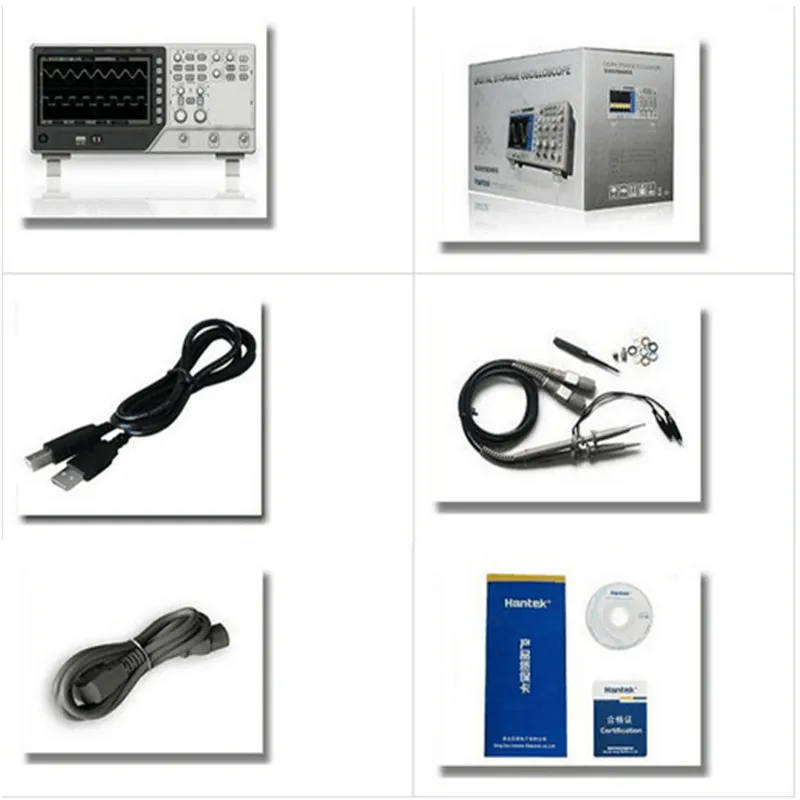 Hantek DSO7082B Digital DSO7082B 2Channels 60-99MHz Portable Portatil PC 2GSa/s Sample Rate Oscilloscopes