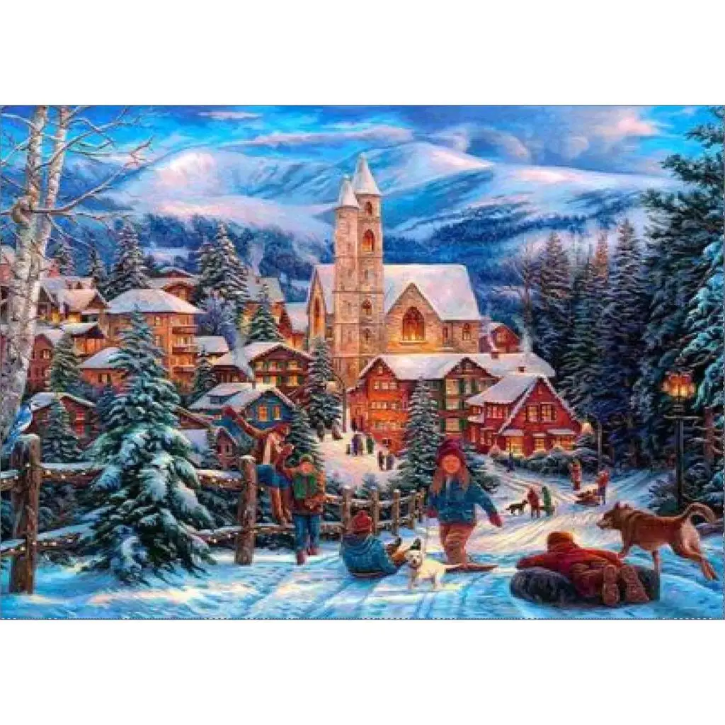 

Christmas 5D diamond painting full diamond DIY embroidery rhinestone stickers cross stitch art craft home wall decoration, dog