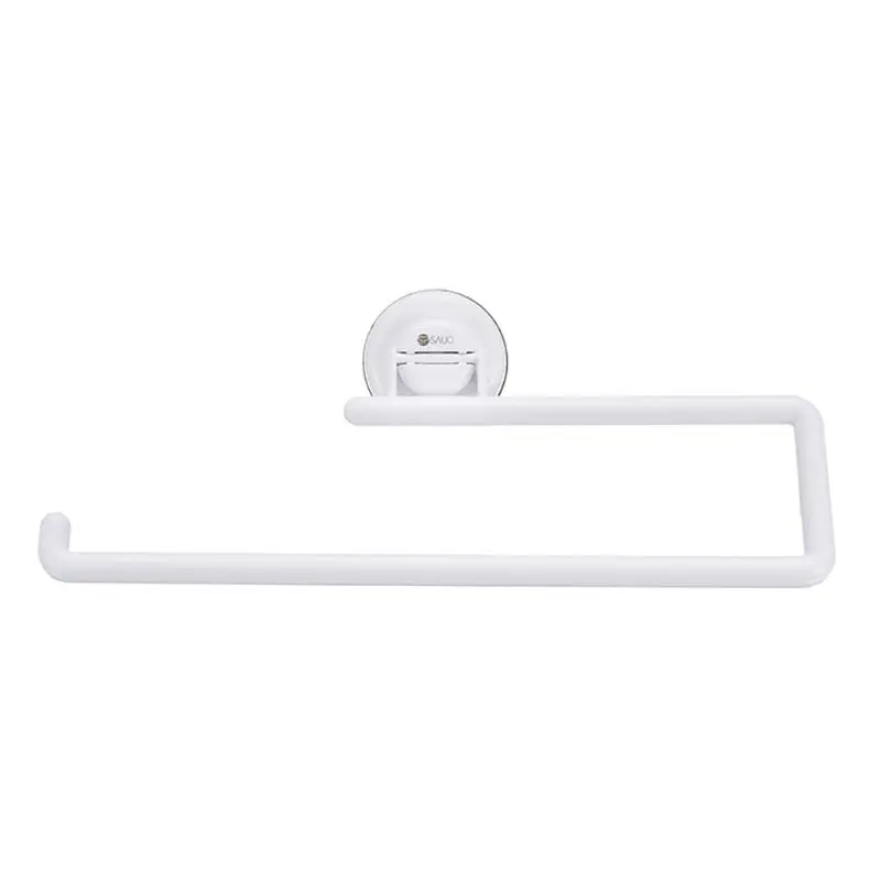 

Kitchen Accessories Storage Holder Vacuum Sucker Paper Towel Rack Adhesive Bathroom Towel Shelf Wall Hanging Roll Paper Rack