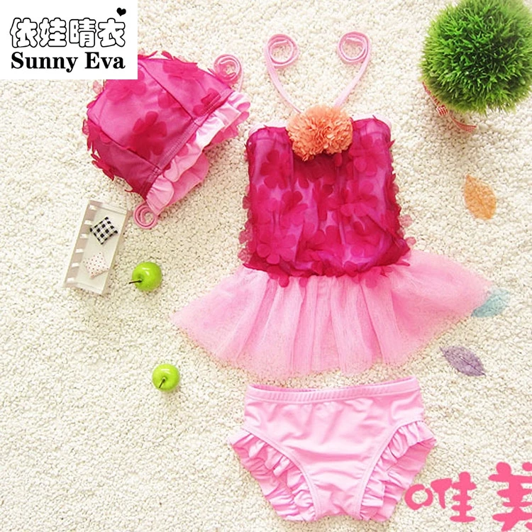 soleggiato eva costumi da bagno delle ragazze bebek bikini new kids costume da bagno per bambini