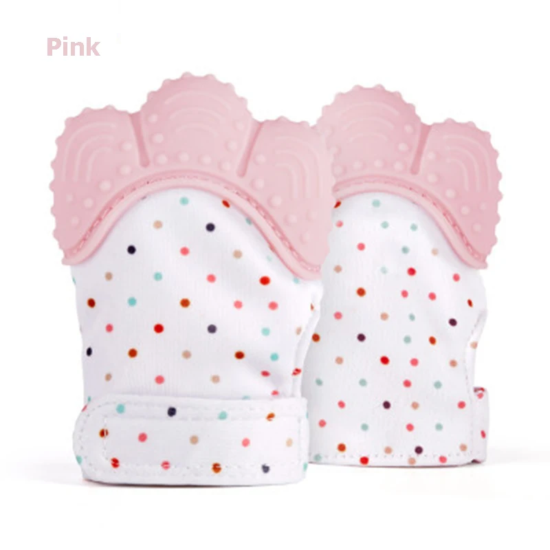 Food Grade Silicone Baby Molar Gloves Silicone Teether Gloves For 6 Months Infant Dental Care Toothbrush Durable BPA Free WT0400 (3)