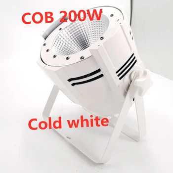 

200W COB Led Par Light Cold white 7500K dj light LED DMX disco Stage lighting effects