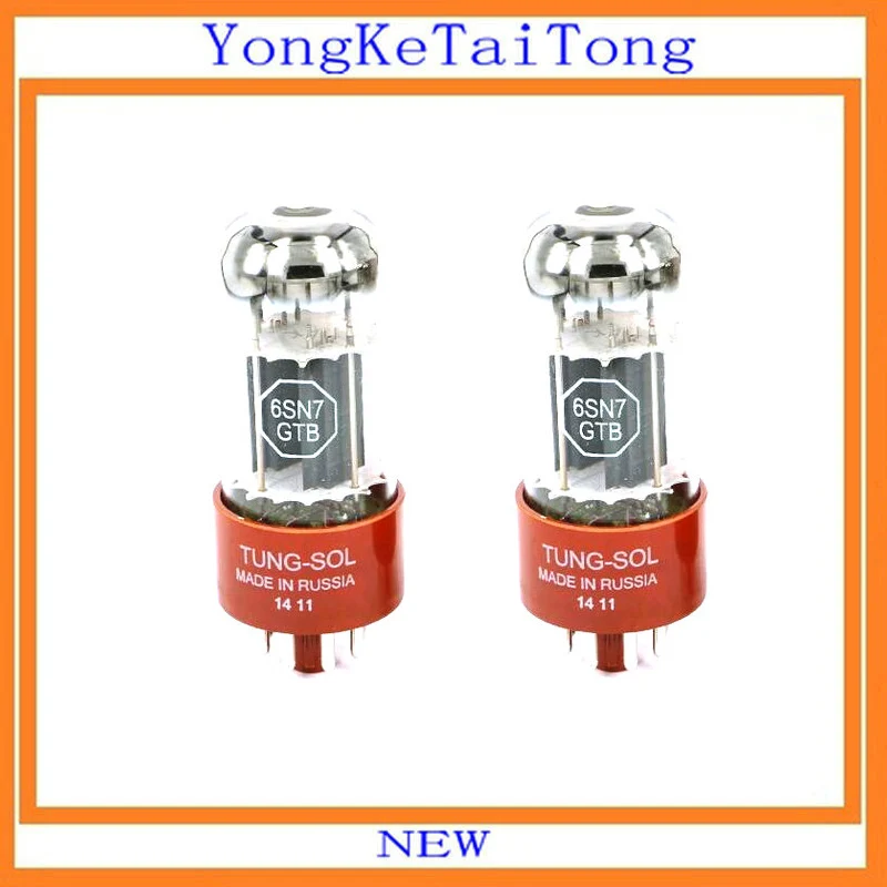 

2PCS/LOT 6SN7 tubes TUNG-SOL Tungsol 6SN7GT Generation of 6N9P 6SL7