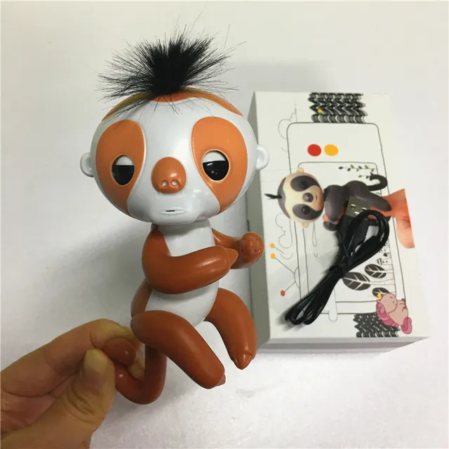 Record Your Speaking Cute Colorful Finger Sloth With Recording Box Charger Monkey Electronic Record Your Speaking Cute Colorful Finger Sloth With Recording Box Charger Monkey Electronic