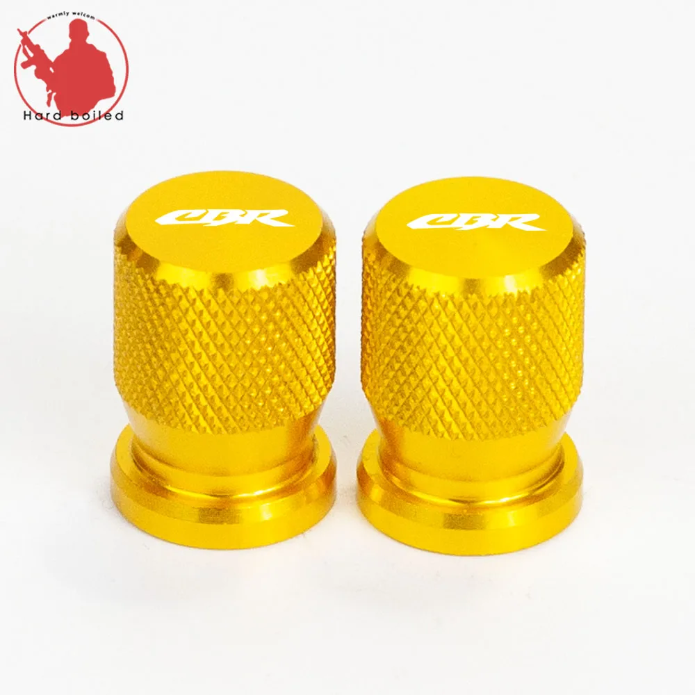 FOR HONDA CBR Motorcycle Accessorie Wheel Tire Valve caps CNC Aluminum Airtight Covers  2017 2018  (7)