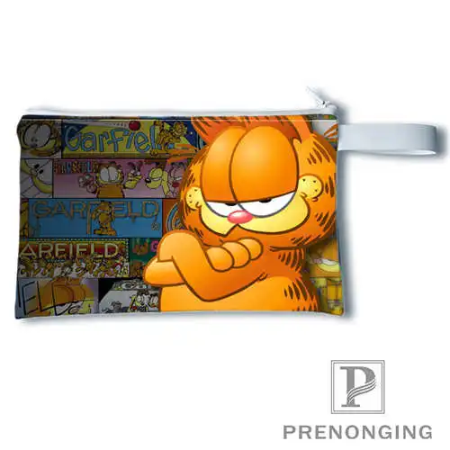 На заказ Garfield(2)@ 3 кошелек с рисунком кошелек на молнии Zero кошелек телефон Сумки для ключей мода небольшой женский кошелёк#19-01-22-4-208