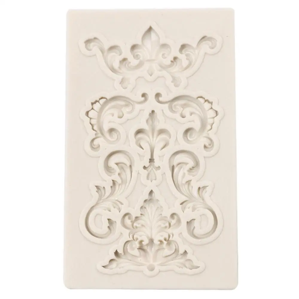 

Flower Silicone Lace Impression Mold Cake DIY Decor Bake Emboss Mat Mould Craft Kitchen Baking Tools ADC0054