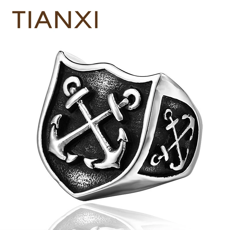 TIANXI Одна деталь продажа нержавеющей Панк Якорь для человека высокое качество