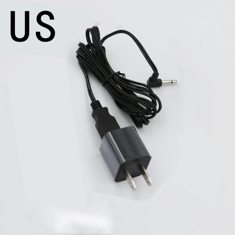 1 قطعة 3.5 مللي متر الذكور امدادات الطاقة مهايئ شاحن الولايات المتحدة/الاتحاد الأوروبي التوصيل ل تجميل دائم العملاق الشمس G-8650 آلة 100- 240 v ماكينة...