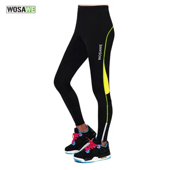 

WOSAWE Women Cycling Pants Bicycle Tights Sportswear Outfoor Sports Bike Riding Clothing Gel Padded Tight Pants Trousers