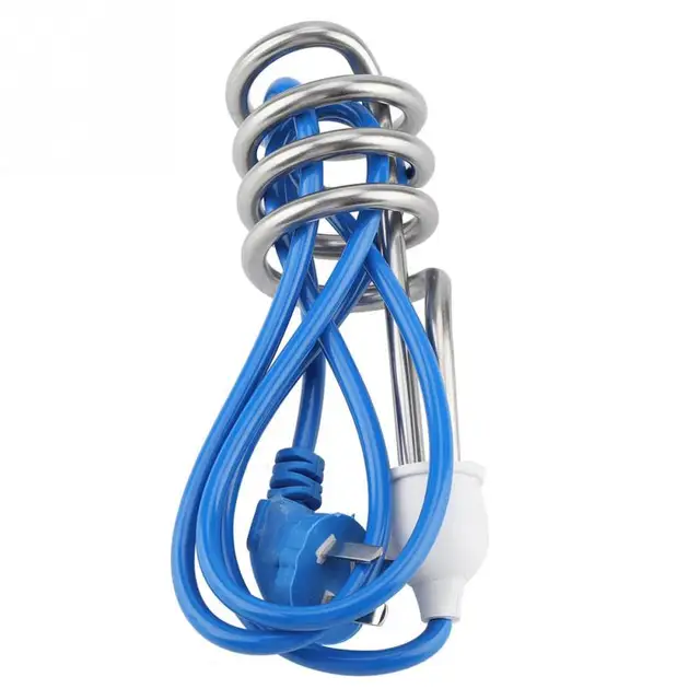 220V 2000W Stainless Steel Water Heating Immersion Heater Boiler for Home Travel
