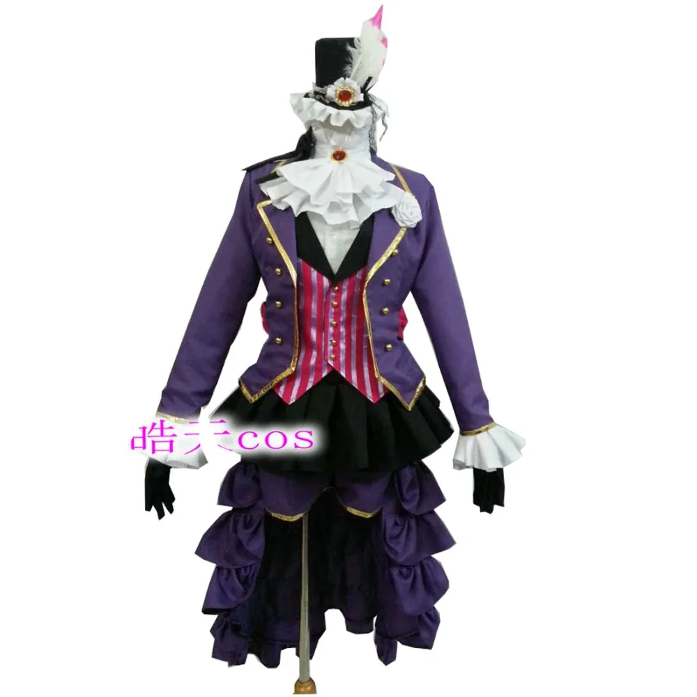 2016 новинка аниме Black Butler II 2 Alois Trancy костюмы для косплея на заказ полный