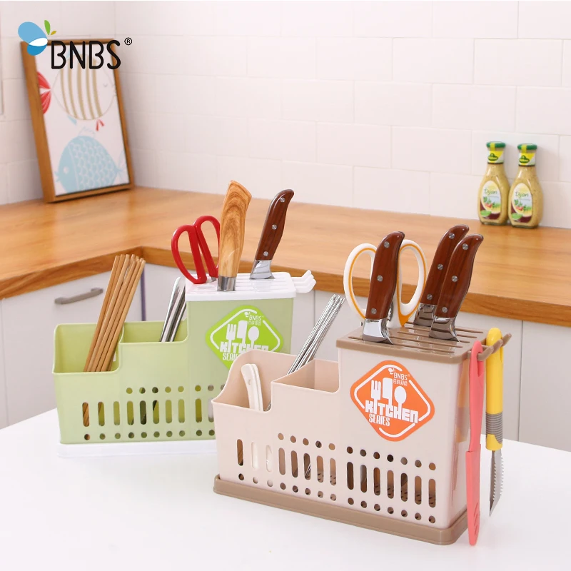 BNBS многоцелевой домашний полый стеллаж для хранения ножей, кухонная посуда, держатели для хранения полотенец, 3 крючка, Органайзер